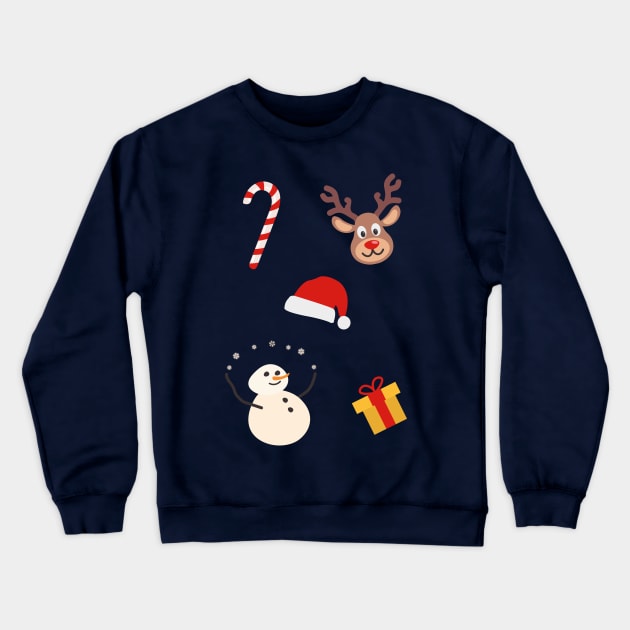 Xmas Decorations | Gift Ideas | Christmas Party Crewneck Sweatshirt by Fluffy-Vectors